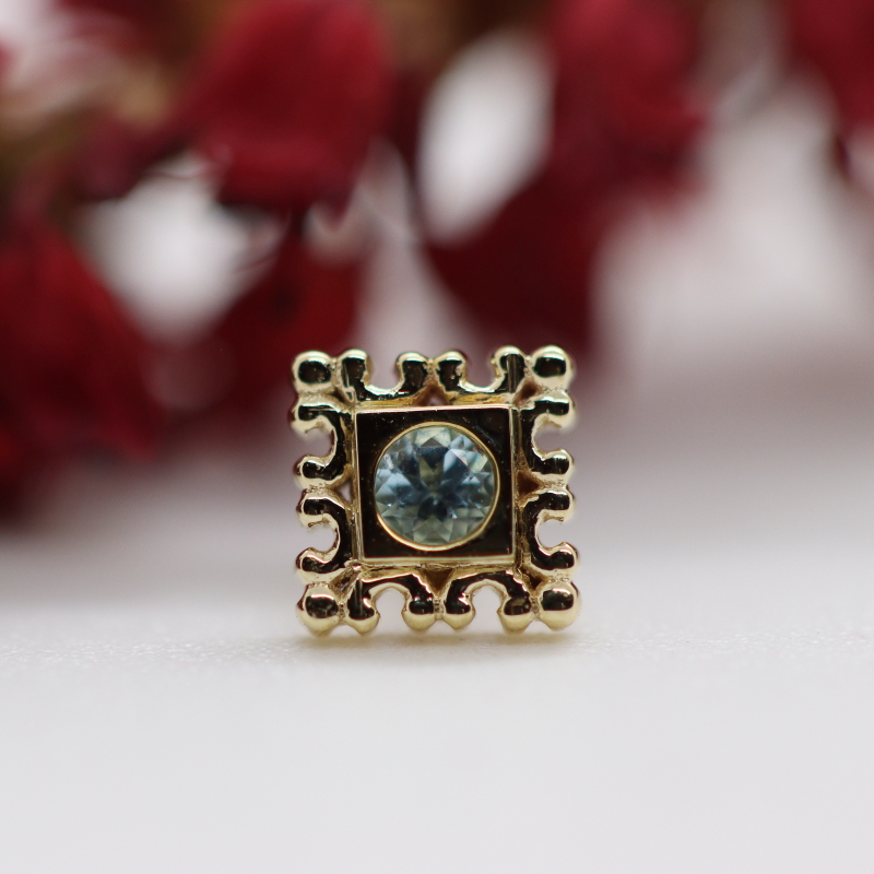 Flourish Illusion - Swiss Blue Topaz