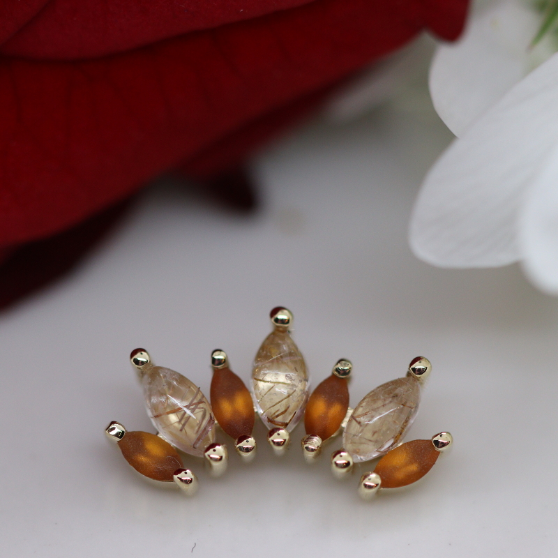 Athena - Madeira Citrine & Copper Ritulated Quartz