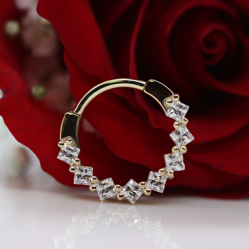 Tiffany - White CZ - YG