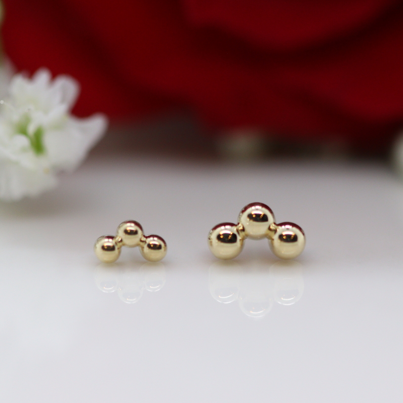 Tri Bead Arc - YG