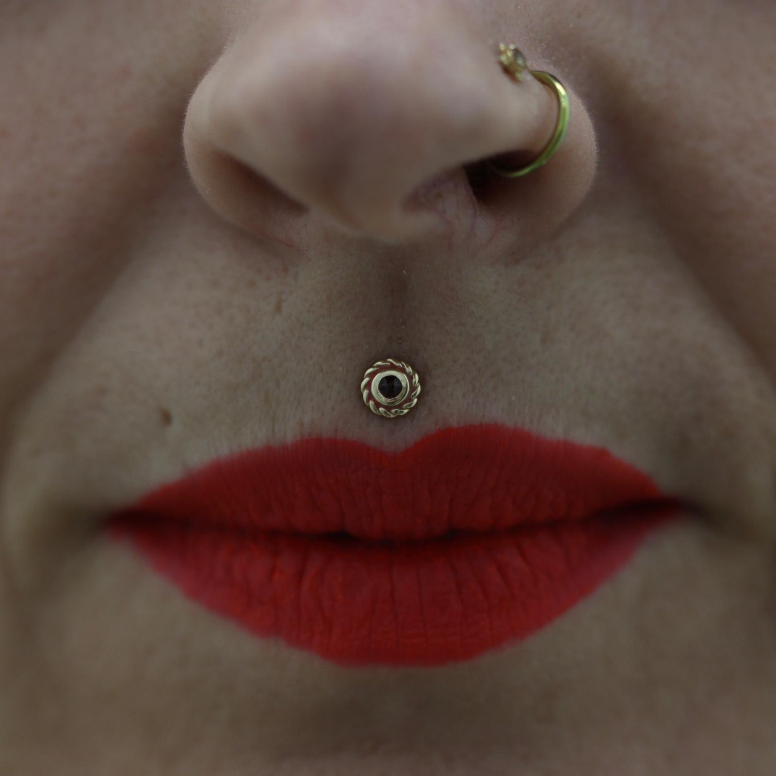 Lip piercing sieraden