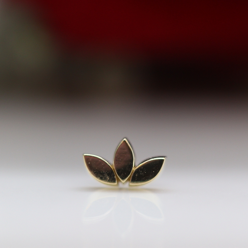 Flat marquise fan - YG