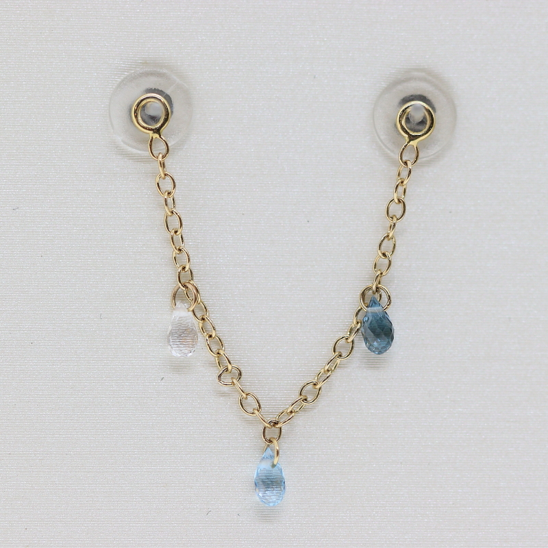 Mariel - London Topaz, Swiss Blue Topaz, Crystal Quartz