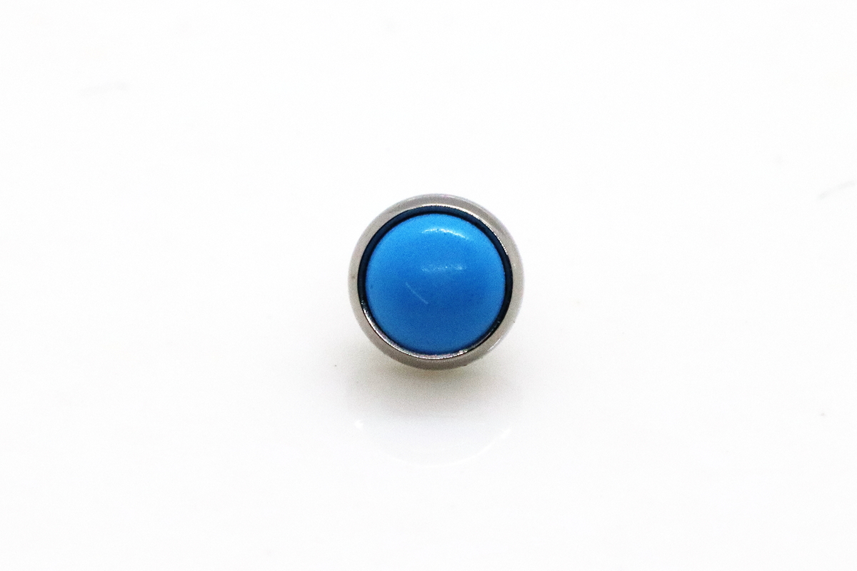 Natural Stone End - Turquoise