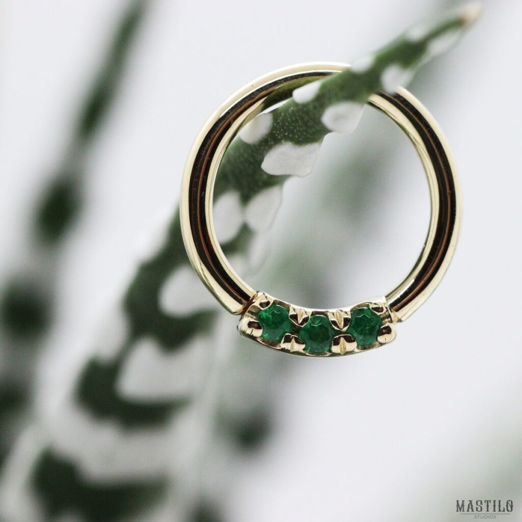 Gem blaze ring - Emerald