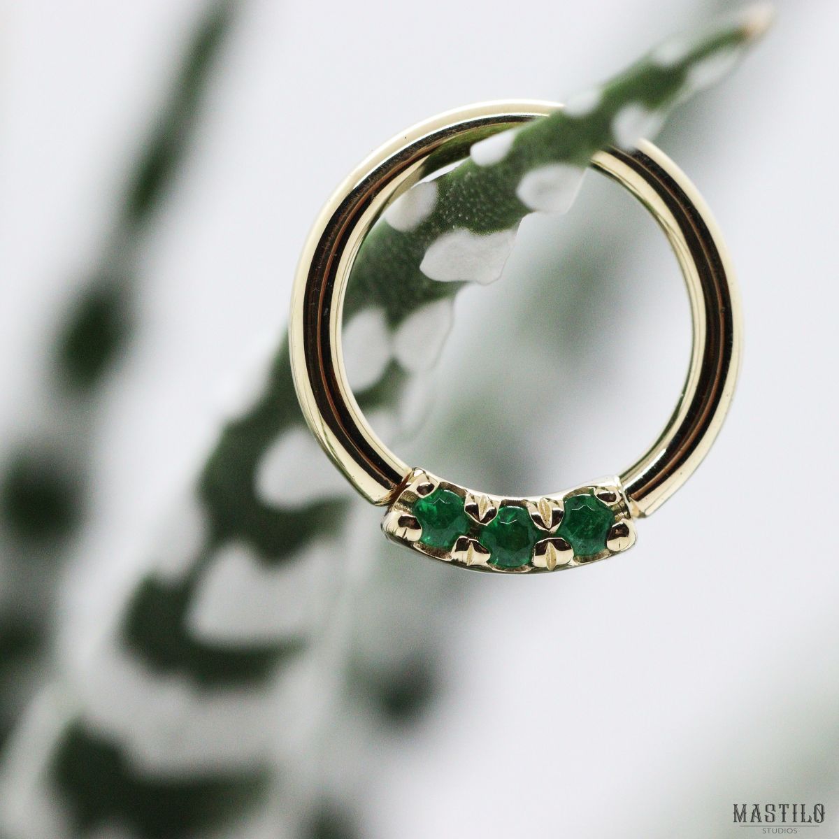 Gem blaze ring - Emerald