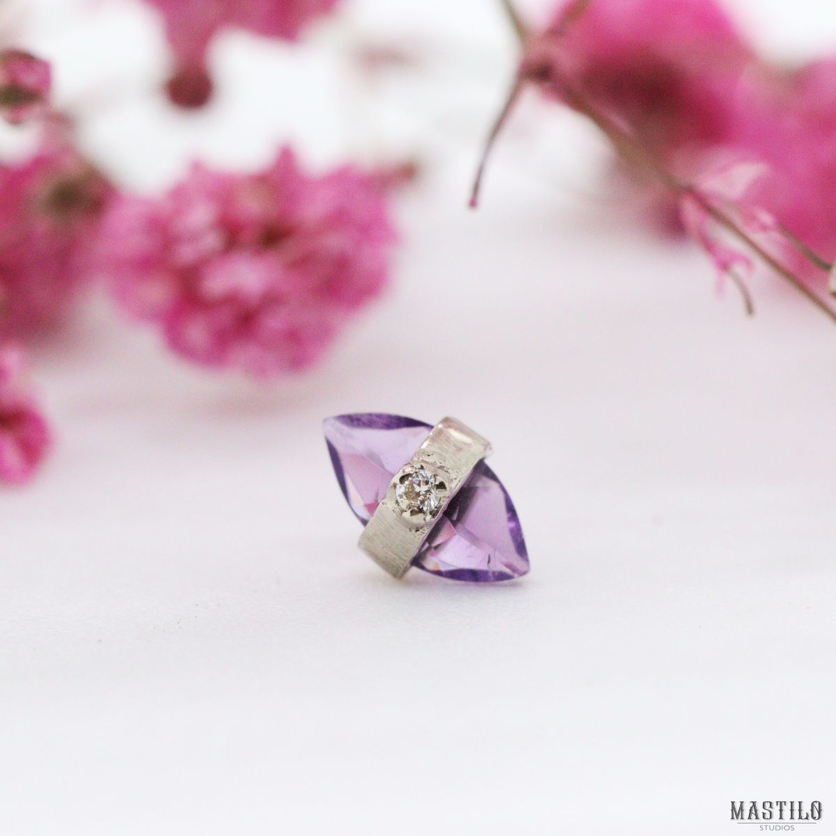Crystalized - Amethyst & Diamond - WG