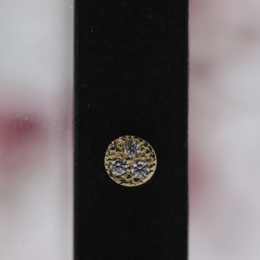 BVLA - Pave Circle - White Diamonds