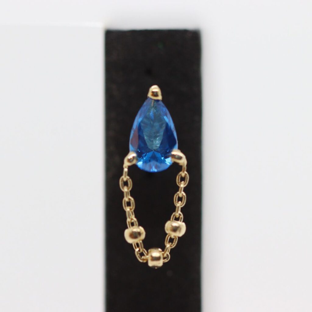 1000% - Kashmir Blue Topaz - YG