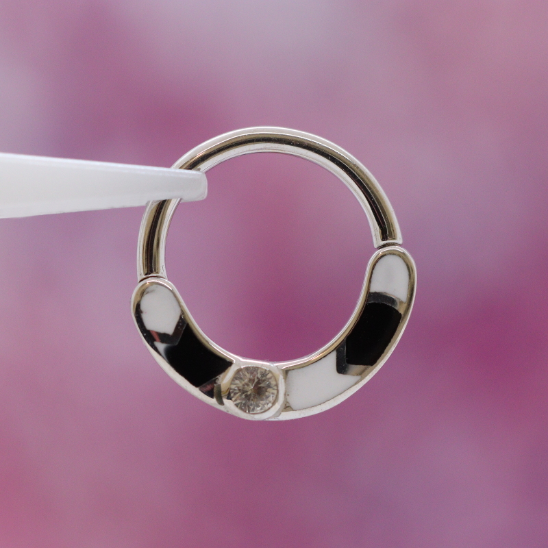 Technicolor easy ring (B & W) -  WG
