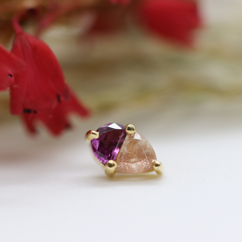 Eon - Oregon Sunstone & Rhodolite
