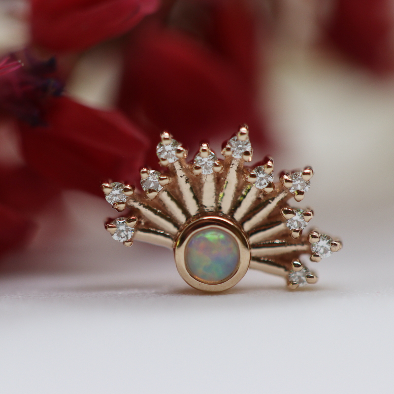 Twilight - White Diamond & Opal