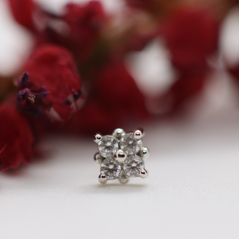 Reema - White CZ - WG