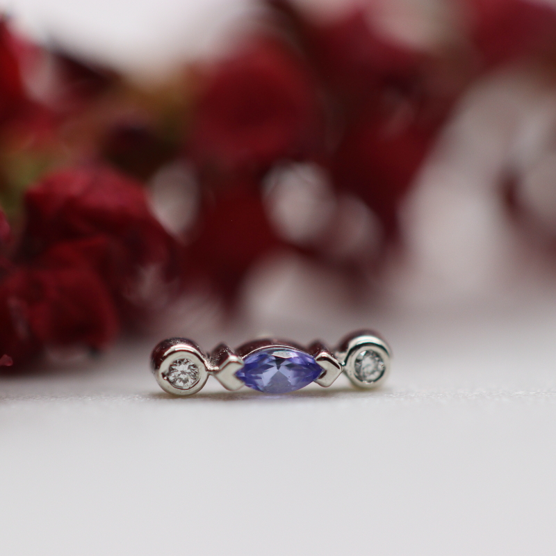 Nora - White Diamond & Tanzanite
