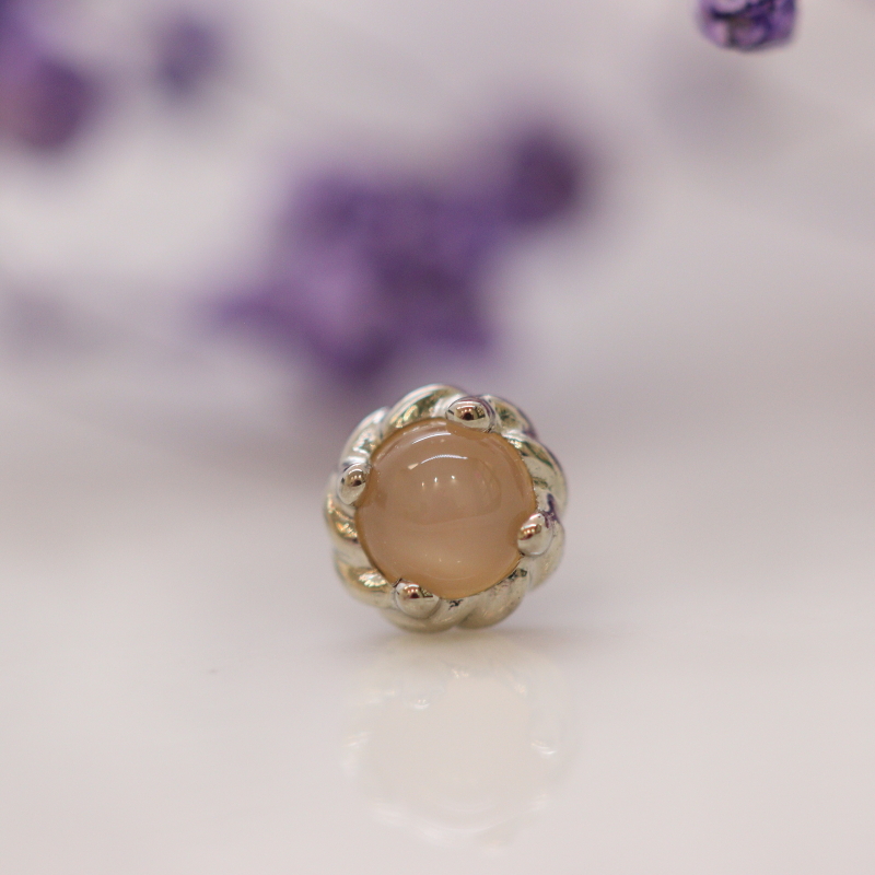 Basket - Peach Moonstone
