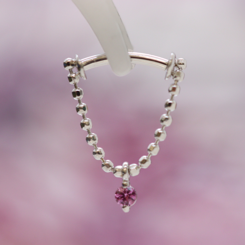 Just a peek - Pink Sapphire - WG