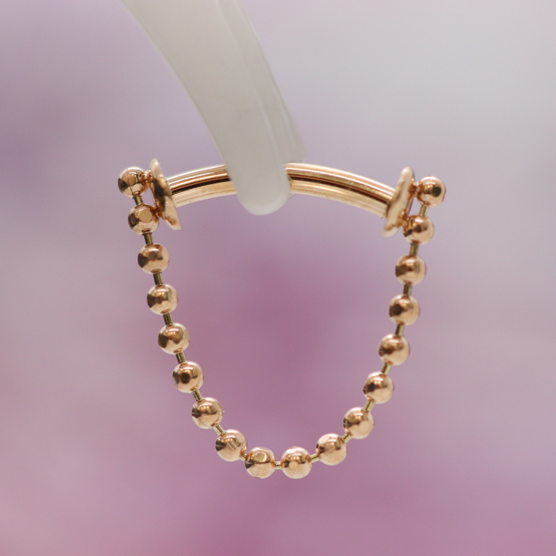 Just a peek - beaded - RG