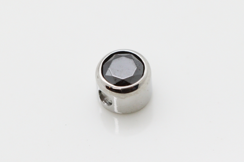 Captive gem bezel - Black