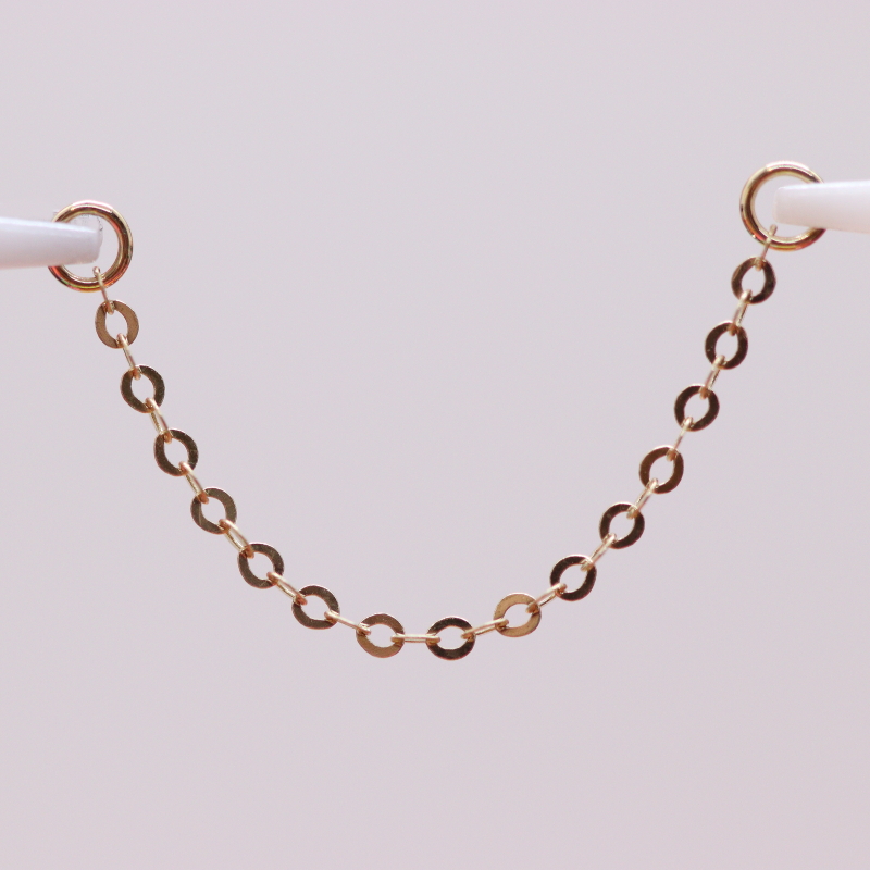 Diamond-cut Cable chain - YG