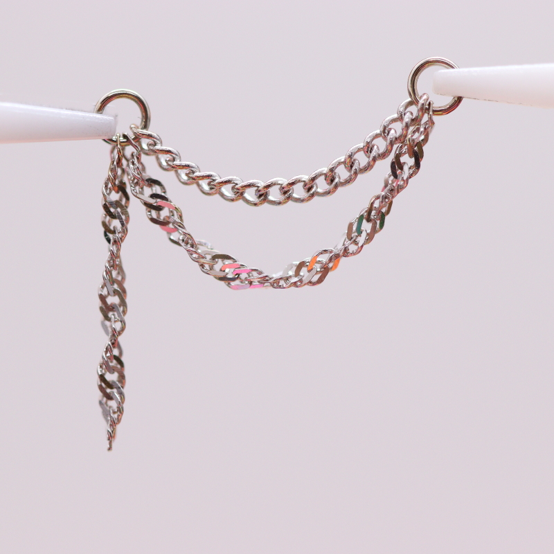 Curb chain / Singapore chain & Tassel