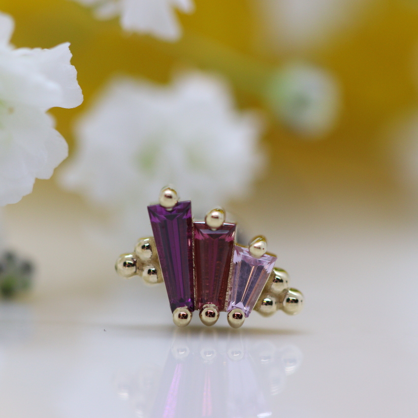 Devotion - Rhodolite, Pink Tourmaline, Light Pink Sapphire - YG