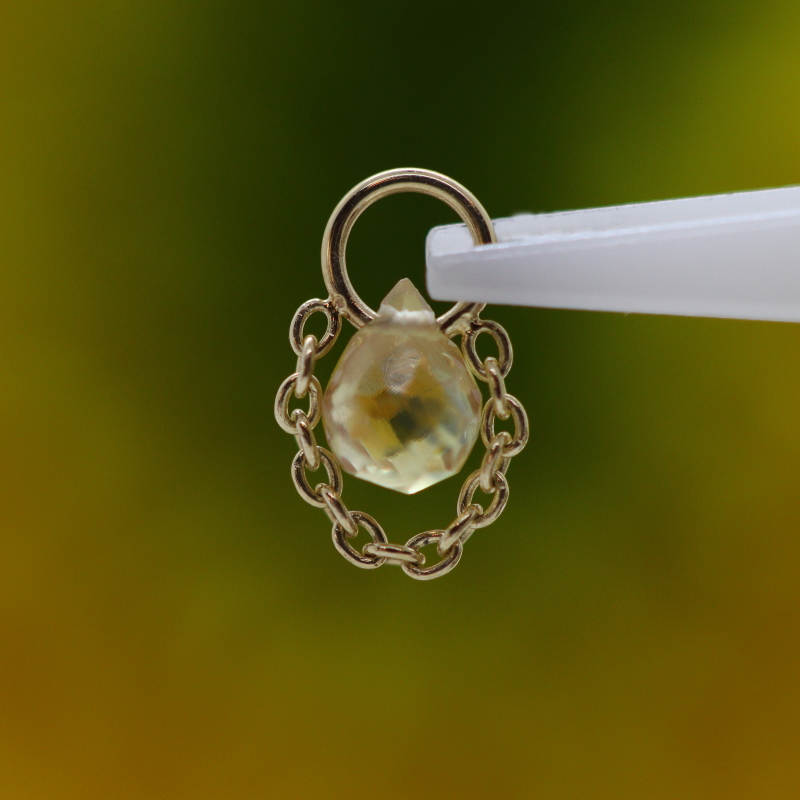 Briolette Charm - YG