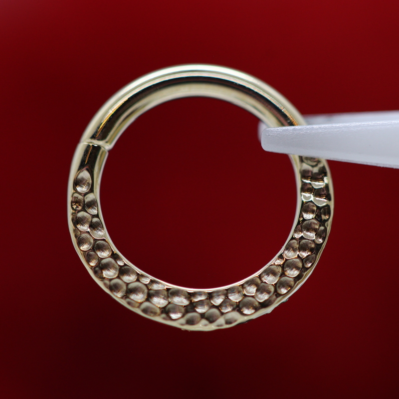 Reversible Flattened seam ring - YG