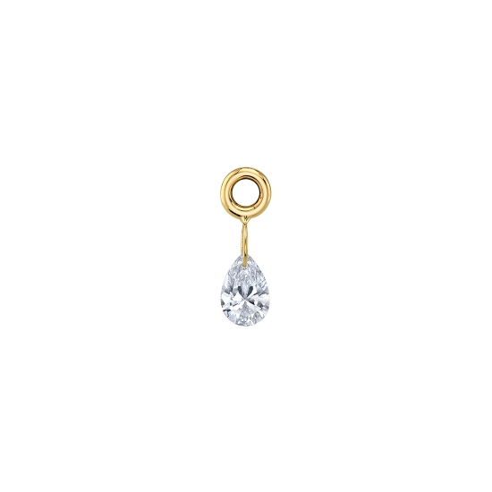 Ramza - Drilled Diamond - YG (nipple orientation)