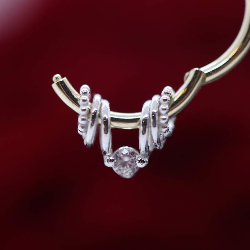 Curiouser Slip (Slip Only) - White Sapphire - WG