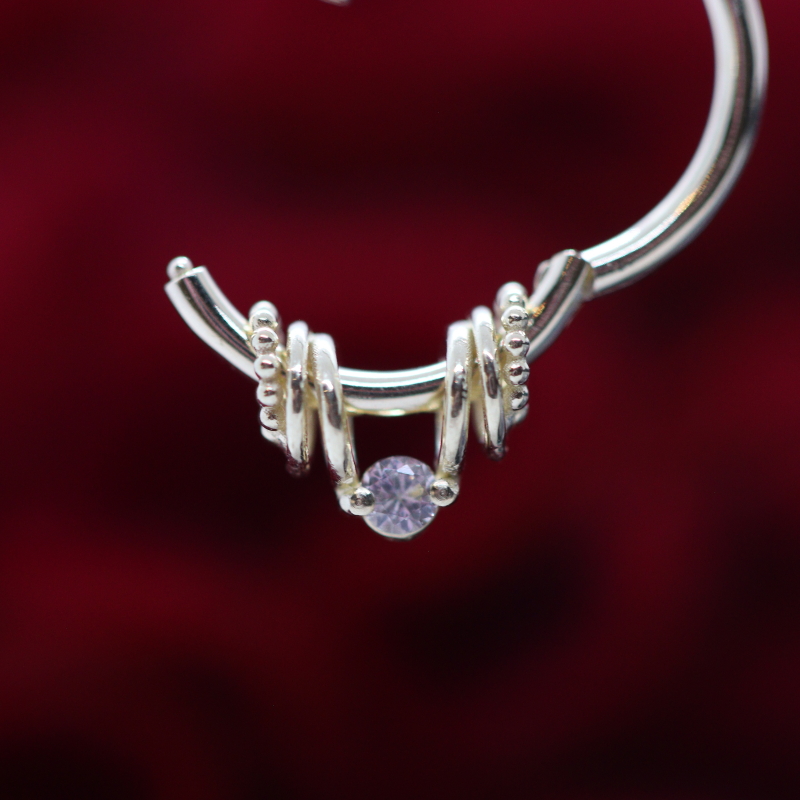 Curiouser Slip (Slip Only) - White Sapphire - YG